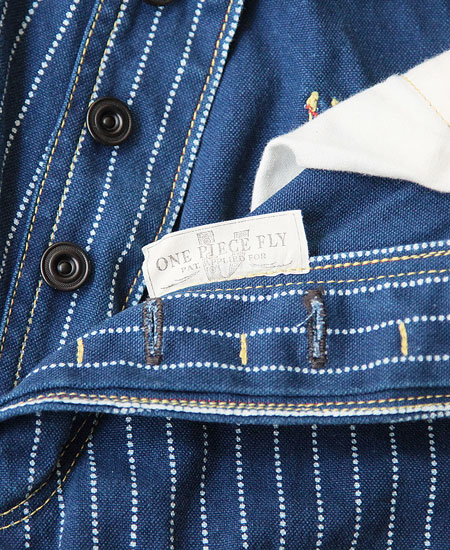 FREEWHEELERS ե꡼ۥ顼 DERRICKMAN (INDIGO WABASH STRIPE)