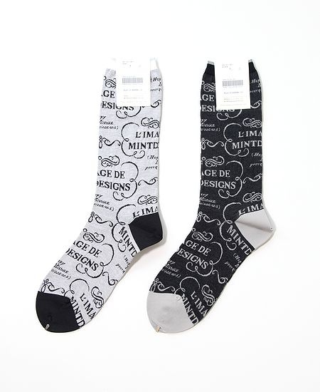 mintdesigns���ߥ�ȥǥ����� French Logo Socks