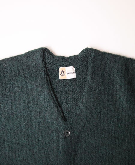 TOWNCRAFT �����󥯥�ե� ACRYLIC CARDIGAN (GREEN)