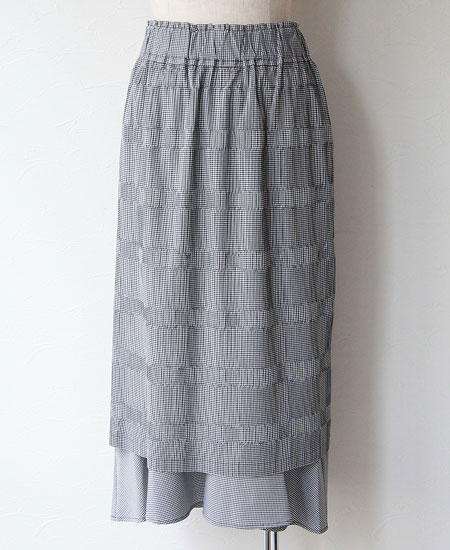 SKETCH mintdesigns スケッチ ミントデザインズ GINGHAM PLEATS SK