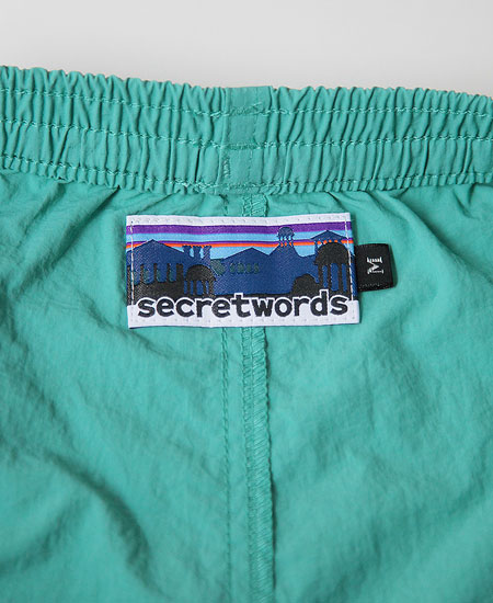 SECRET WORDS ��������åȥ�� SECRET BAGGIES SHORTS (TURQUOISE)
