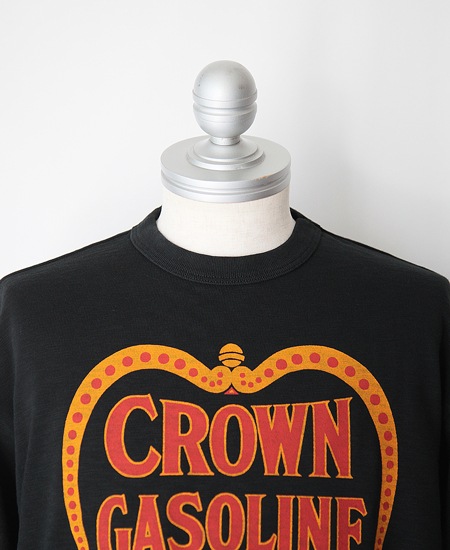 SECRET WORDS å  " CROWN OIL " S/S T-SHIRT (BLACK)