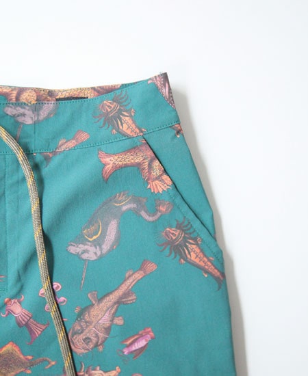 FREEWHEELERS �ե꡼�ۥ����顼�� " ADVENTURE COLLECTION " OUTDOOR SHORTS (DEEP TEAL GREEN)