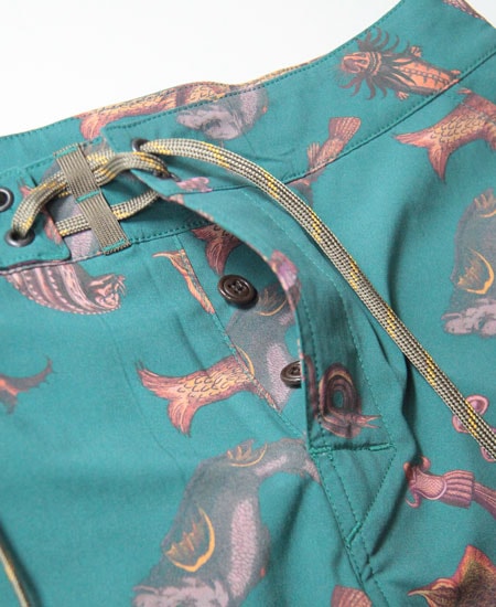 FREEWHEELERS �ե꡼�ۥ����顼�� " ADVENTURE COLLECTION " OUTDOOR SHORTS (DEEP TEAL GREEN)