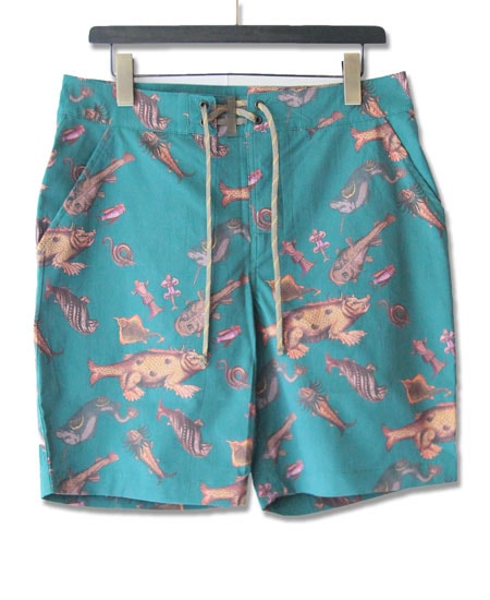 FREEWHEELERS �ե꡼�ۥ����顼�� " ADVENTURE COLLECTION " OUTDOOR SHORTS (DEEP TEAL GREEN)