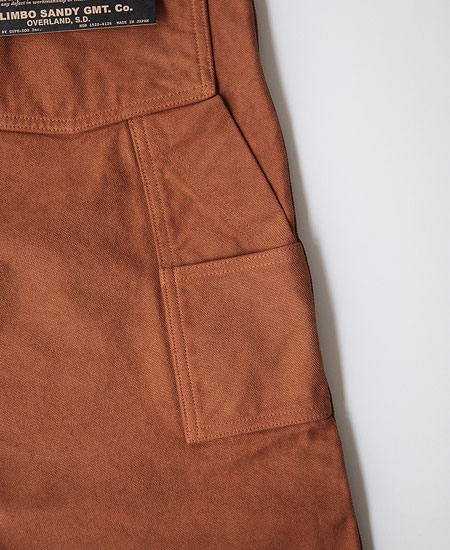 COLIMBO  COALWOOD PAINTER PANTS (BROWN)