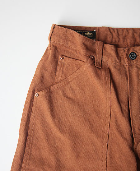 COLIMBO  COALWOOD PAINTER PANTS (BROWN)