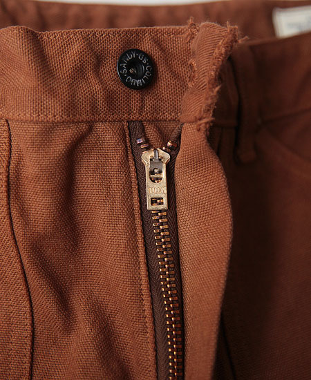 COLIMBO  COALWOOD PAINTER PANTS (BROWN)