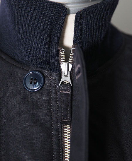 FREEWHEELERS �ե꡼�ۥ����顼�� " KNUCKLE BONES " ON " AAF 90thBG 400thBSQ " CIVILIAN DECK JACKET (DARK NAVY)