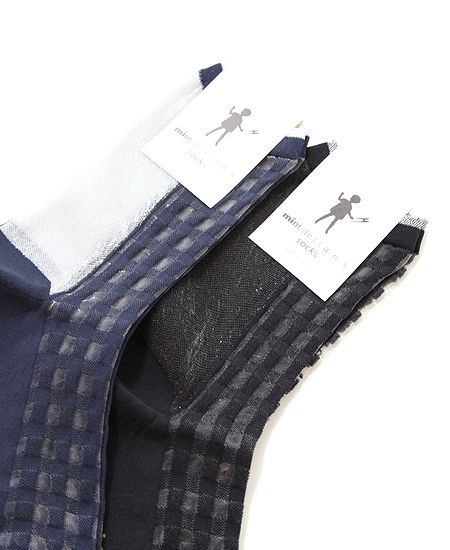 mintdesigns���ߥ�ȥǥ����� Gingham Check Socks