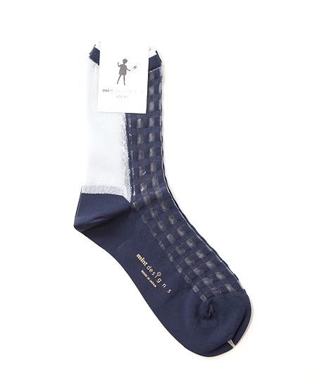 mintdesigns���ߥ�ȥǥ����� Gingham Check Socks