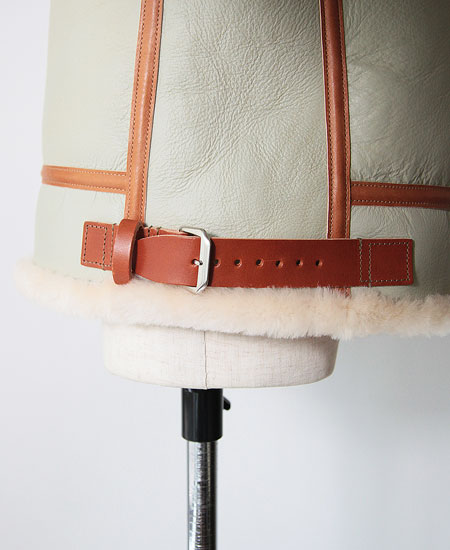 COLIMBO ������ A.A.F HEAVY LOADER MOUTON JACKET (MILKY WHITE)