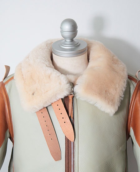 COLIMBO ������ A.A.F HEAVY LOADER MOUTON JACKET (MILKY WHITE)