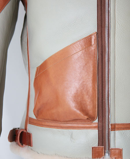 COLIMBO ������ A.A.F HEAVY LOADER MOUTON JACKET (MILKY WHITE)