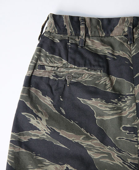 FREEWHEELERS �ե꡼�ۥ����顼�� MILITARY TROPICAL SHORTS (TIGER PATTERN CAMOUFLAGE)