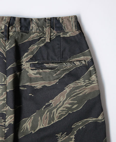 FREEWHEELERS �ե꡼�ۥ����顼�� MILITARY TROPICAL SHORTS (TIGER PATTERN CAMOUFLAGE)