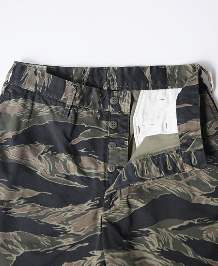 FREEWHEELERS �ե꡼�ۥ����顼�� MILITARY TROPICAL SHORTS (TIGER PATTERN CAMOUFLAGE)