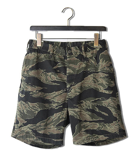 FREEWHEELERS ե꡼ۥ顼 MILITARY TROPICAL SHORTS (TIGER PATTERN CAMOUFLAGE)