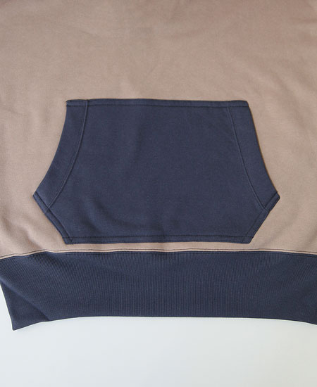 FREEWHEELERS �ե꡼�ۥ����顼�� AFTER HOOD SWEAT SHIRT " DOUBLE FACE " (MEDIUM GRAY �� OLD NAVY �� DRY CREAM)
