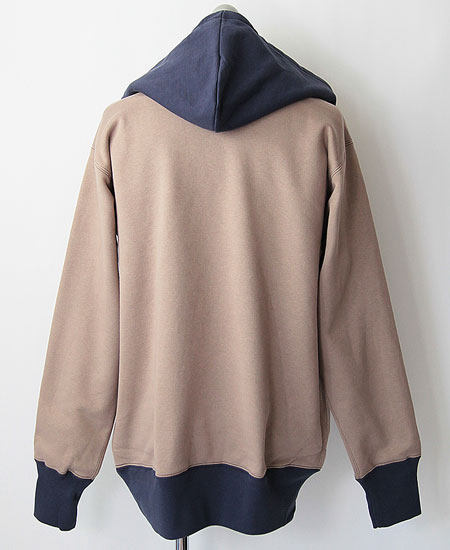 FREEWHEELERS �ե꡼�ۥ����顼�� AFTER HOOD SWEAT SHIRT " DOUBLE FACE " (MEDIUM GRAY �� OLD NAVY �� DRY CREAM)