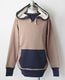 FREEWHEELERS �ե꡼�ۥ����顼�� AFTER HOOD SWEAT SHIRT " DOUBLE FACE " (MEDIUM GRAY �� OLD NAVY �� DRY CREAM)