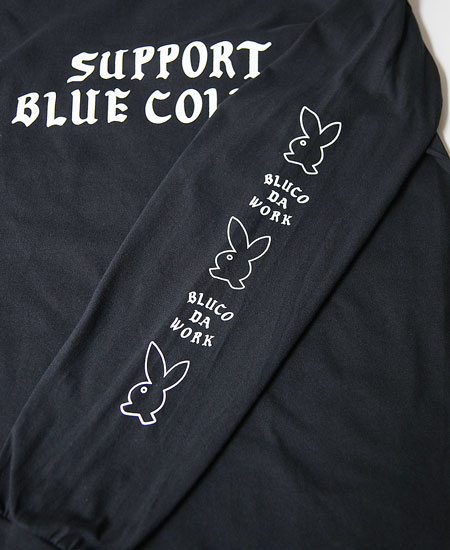 BLUCO ֥륳 PRINT L/S TEE - OMNI - (BLACK)
