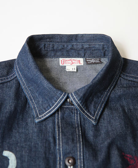 FREEWHEELERS �ե꡼�ۥ����顼�� " V8 ROADSTER " BIRNER MECHANIC SHIRT (8.5oz INDIGO DENIM)