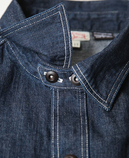 FREEWHEELERS �ե꡼�ۥ����顼�� " V8 ROADSTER " BIRNER MECHANIC SHIRT (8.5oz INDIGO DENIM)