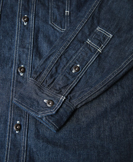 FREEWHEELERS �ե꡼�ۥ����顼�� " V8 ROADSTER " BIRNER MECHANIC SHIRT (8.5oz INDIGO DENIM)