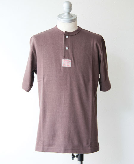 FREEWHEELERS �ե꡼�ۥ����顼�� HENLEY NECKED SHORT SLEEVE SHIRTS (COALTAR)