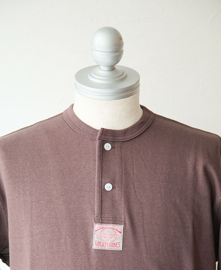 FREEWHEELERS �ե꡼�ۥ����顼�� HENLEY NECKED SHORT SLEEVE SHIRTS (COALTAR)