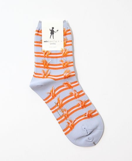 mintdesigns���ߥ�ȥǥ����� Ribbon Jacquard Socks