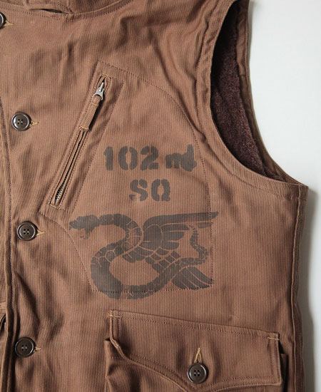 FREEWHEELERS フリーホイーラーズ WINTER AVIATOR'S VEST 