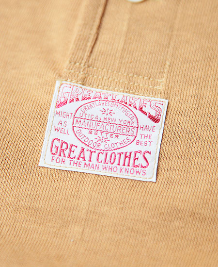 FREEWHEELERS �ե꡼�ۥ����顼�� HENLEY NECKED SHORT SLEEVE SHIRTS (DARK CAMEL)