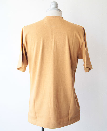 FREEWHEELERS �ե꡼�ۥ����顼�� HENLEY NECKED SHORT SLEEVE SHIRTS (DARK CAMEL)