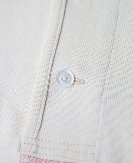 FREEWHEELERS �ե꡼�ۥ����顼�� HENLEY NECKED SHORT SLEEVE SHIRTS (STRAW CREAM)