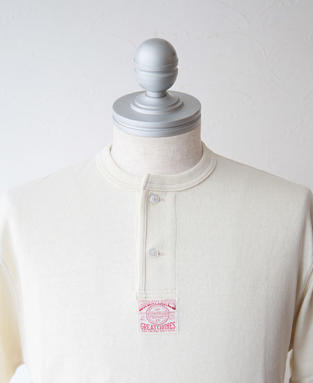 FREEWHEELERS �ե꡼�ۥ����顼�� HENLEY NECKED SHORT SLEEVE SHIRTS (STRAW CREAM)
