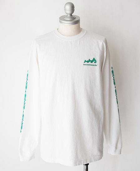 SECRET WORDS シークレット ワーズ NATIVE PATTERN LONG SLEEVE T 
