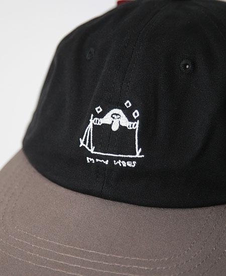 POLER �ݡ��顼 CAMP VIBES DRAV CORD CAP (BLACK)