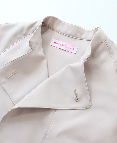 【美品】mint designs ショートトレンチ mintdesigns ミントデザインズ SHORT TRENCH