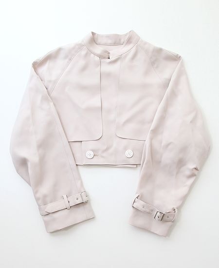 【美品】mint designs ショートトレンチ mintdesigns ミントデザインズ SHORT TRENCH