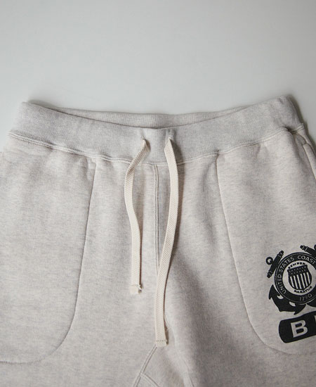 COLIMBO ������  H AND J HEAVY WEIGHT SWEAT PANTS "U.S.COAST GUARD" (OATMEAL)