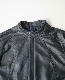 TIMESMARKET ORIGINAL LEATHER RIDERS JACKET (NAVY)