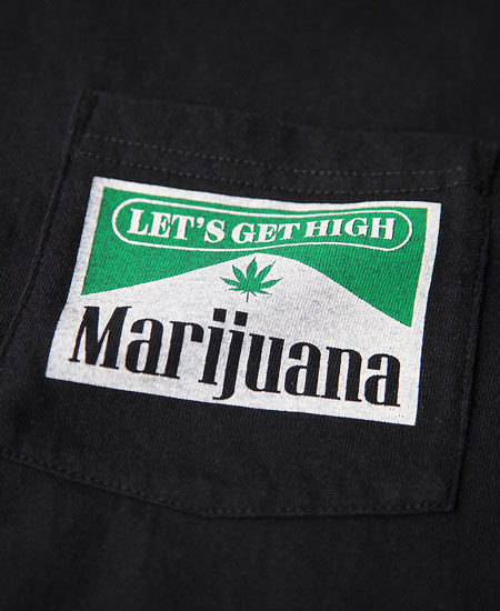 SECRET WORDS ��������åȥ�� SECRET CIGARETTE POCKET T-SHIRT (BLACK)