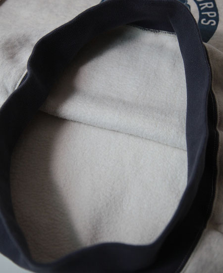 COLIMBO   KEYSTONE SWEAT SHIRT 2-TONE " USMC DEVIL DOGS " (OATMEAL  NAVY)