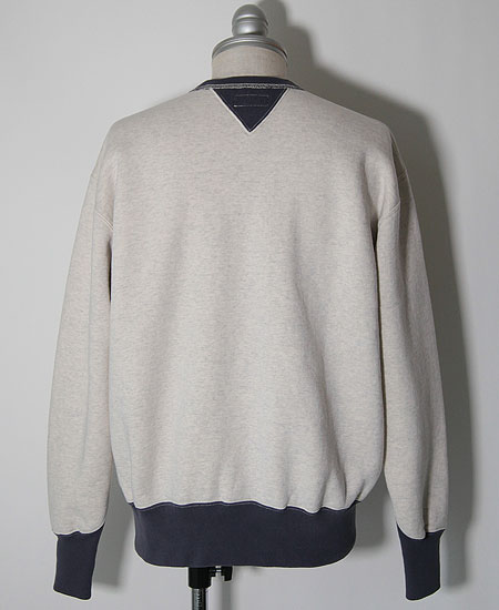 COLIMBO   KEYSTONE SWEAT SHIRT 2-TONE " USMC DEVIL DOGS " (OATMEAL  NAVY)