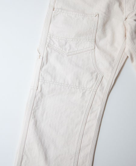 フリーホイーラーズ　　デリックマン RAW WHITE 34 未使用 フリーホイーラーズ “LONGSHOREMAN” OVERALLS RAW WHITE