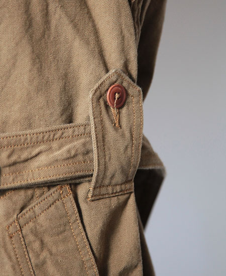 COLIMBO コリンボ HIRONDELLE SCUDERIA M/C COAT (KHAKI)