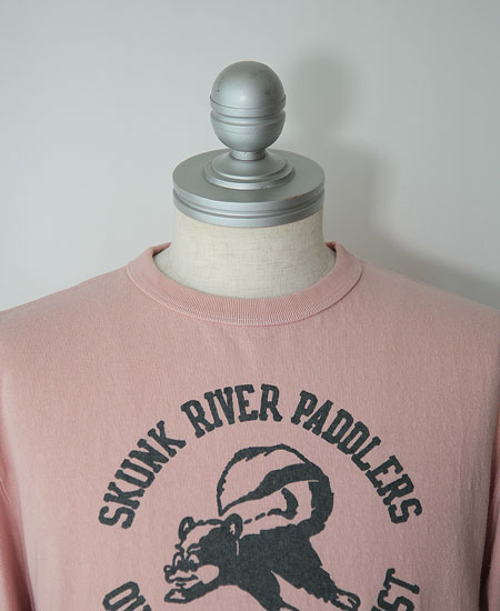 COLIMBO ������ NORWALK TEE SHIRT S/S " SKUNK RIVER PADDLERS " (PINK)