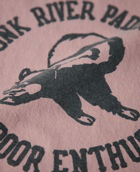COLIMBO ������ NORWALK TEE SHIRT S/S " SKUNK RIVER PADDLERS " (PINK)